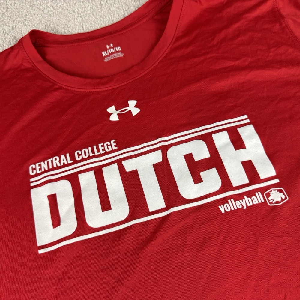 Central College Dutch T Shirt Volleyball ~ Pella Iowa ~ Adult XL ~ Red White